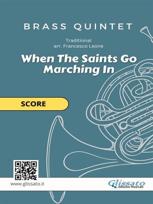 When the Saints Go Marching In--brass quintet (score) - ebook